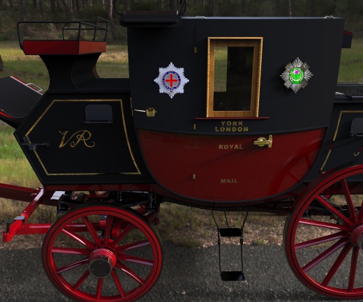 18世纪蔻驰皇家邮政邮车缩略图